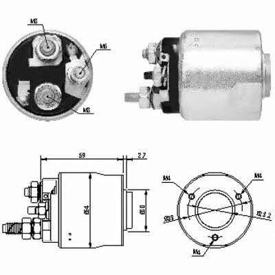 Meat&Doria 46063 Solenoid switch, starter 46063: Buy near me in Poland at 2407.PL - Good price!
