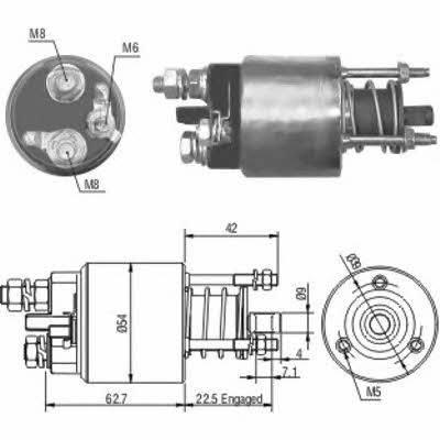 Meat&Doria 46051 Solenoid switch, starter 46051: Buy near me in Poland at 2407.PL - Good price!