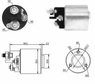 Meat&Doria 46113 Solenoid switch, starter 46113: Buy near me in Poland at 2407.PL - Good price!