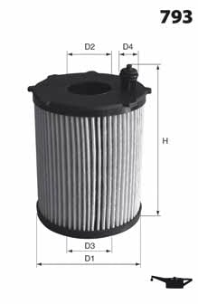 MecaFilter ELH4461 Oil Filter ELH4461: Buy near me at 2407.PL in Poland at an Affordable price!