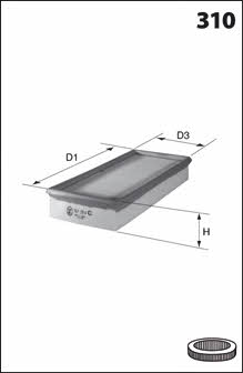 MecaFilter ELP9447 Air filter ELP9447: Buy near me in Poland at 2407.PL - Good price!