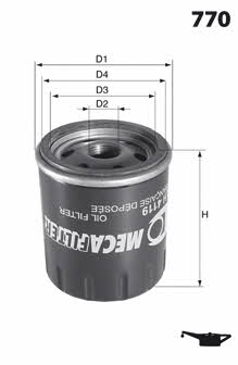 MecaFilter ELH4465 Oil Filter ELH4465: Buy near me at 2407.PL in Poland at an Affordable price!