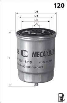 MecaFilter ELG5413 Топливный фильтр ELG5413: Отличная цена - Купить в Польше на 2407.PL!