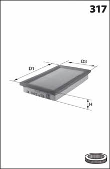 MecaFilter ELP9081 Air filter ELP9081: Buy near me in Poland at 2407.PL - Good price!