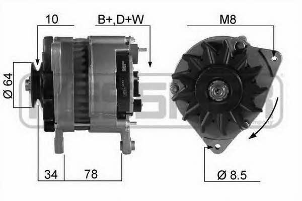 Messmer 210055 Alternator 210055: Buy near me in Poland at 2407.PL - Good price!