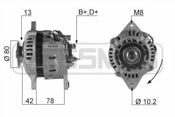 Messmer 210110 Alternator 210110: Buy near me in Poland at 2407.PL - Good price!