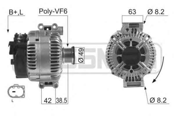 Messmer 210476 Alternator 210476: Buy near me in Poland at 2407.PL - Good price!