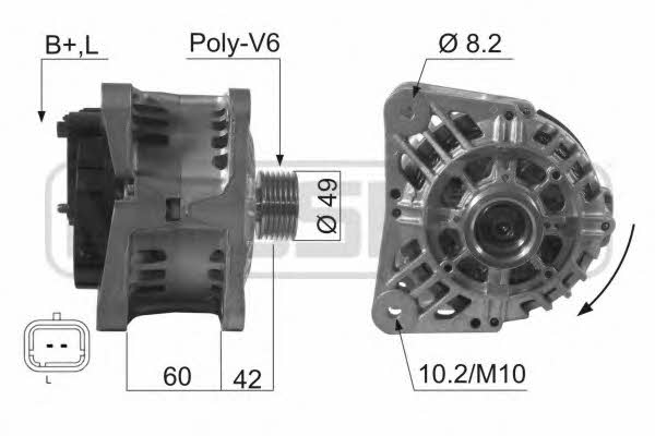 Messmer 210480 Alternator 210480: Buy near me at 2407.PL in Poland at an Affordable price!