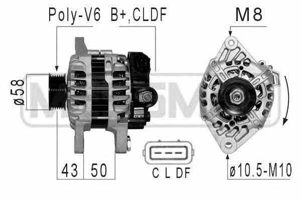Messmer 210819 Alternator 210819: Buy near me at 2407.PL in Poland at an Affordable price!