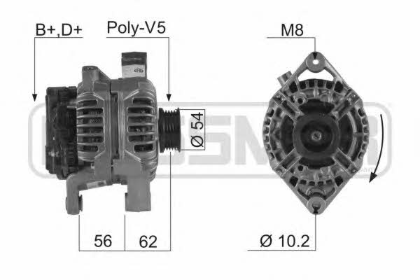 Messmer 210227 Alternator 210227: Buy near me at 2407.PL in Poland at an Affordable price!