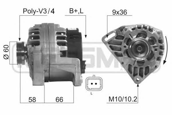 Messmer 210286 Alternator 210286: Buy near me in Poland at 2407.PL - Good price!
