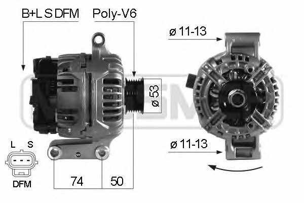 Messmer 210443 Alternator 210443: Buy near me in Poland at 2407.PL - Good price!