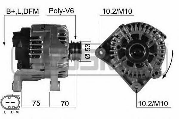 Messmer 210506 Alternator 210506: Buy near me in Poland at 2407.PL - Good price!