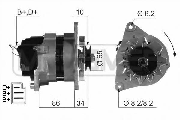 Messmer 210588 Alternator 210588: Buy near me in Poland at 2407.PL - Good price!