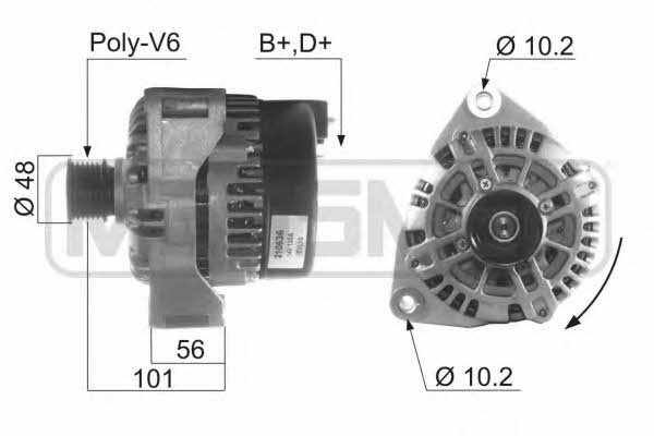 Messmer 210636 Alternator 210636: Buy near me at 2407.PL in Poland at an Affordable price!