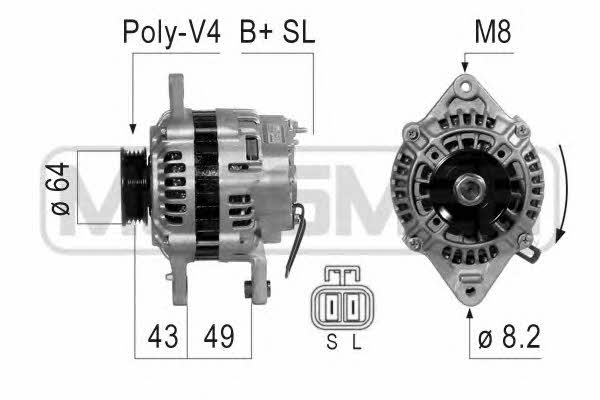 Messmer 210804 Alternator 210804: Buy near me in Poland at 2407.PL - Good price!
