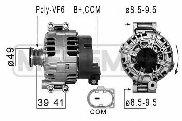 Messmer 210855 Alternator 210855: Buy near me in Poland at 2407.PL - Good price!