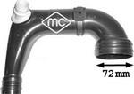 Metalcaucho 03875 Charger Air Hose 03875: Buy near me in Poland at 2407.PL - Good price!
