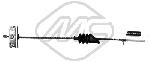 Metalcaucho 81278 Cable Pull, parking brake 81278: Buy near me in Poland at 2407.PL - Good price!