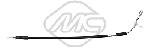 Metalcaucho 80986 Parking brake cable left 80986: Buy near me in Poland at 2407.PL - Good price!