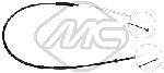 Metalcaucho 81337 Parking brake cable left 81337: Buy near me in Poland at 2407.PL - Good price!
