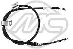 Metalcaucho 82356 Parking brake cable, right 82356: Buy near me in Poland at 2407.PL - Good price!