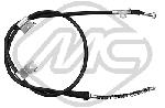 Metalcaucho 82358 Parking brake cable, right 82358: Buy near me in Poland at 2407.PL - Good price!