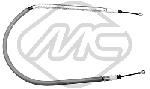 Metalcaucho 82844 Parking brake cable, right 82844: Buy near me in Poland at 2407.PL - Good price!