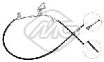 Metalcaucho 83742 Parking brake cable, right 83742: Buy near me in Poland at 2407.PL - Good price!