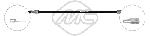 Metalcaucho 83570 Parking brake cable left 83570: Buy near me in Poland at 2407.PL - Good price!
