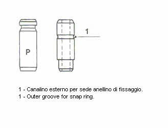 Metelli 01-2571 Valve guide 012571: Buy near me in Poland at 2407.PL - Good price!