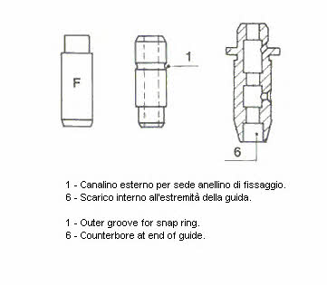 Metelli 01-S2846 Valve guide 01S2846: Buy near me in Poland at 2407.PL - Good price!