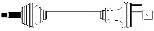 Metelli 17-0396 Antriebswelle 170396: Kaufen Sie zu einem guten Preis in Polen bei 2407.PL!