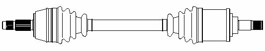 Metelli 17-0655 Antriebswelle 170655: Kaufen Sie zu einem guten Preis in Polen bei 2407.PL!