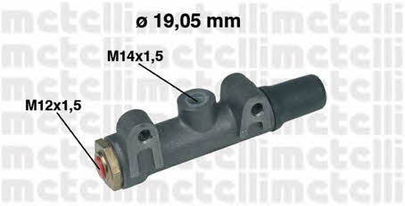 Metelli 05-0002 Brake Master Cylinder 050002: Buy near me in Poland at 2407.PL - Good price!