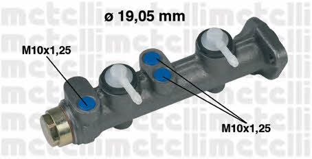 Metelli 05-0005 Brake Master Cylinder 050005: Buy near me in Poland at 2407.PL - Good price!