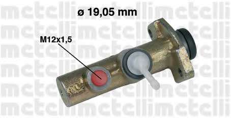 Metelli 05-0015 Brake Master Cylinder 050015: Buy near me in Poland at 2407.PL - Good price!