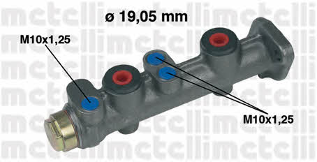 Metelli 05-0019 Brake Master Cylinder 050019: Buy near me in Poland at 2407.PL - Good price!