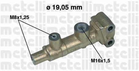 Metelli 05-0037 Brake Master Cylinder 050037: Buy near me in Poland at 2407.PL - Good price!