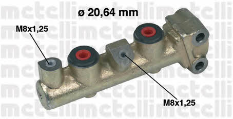 Metelli 05-0038 Brake Master Cylinder 050038: Buy near me in Poland at 2407.PL - Good price!