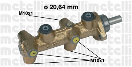 Metelli 05-0040 Brake Master Cylinder 050040: Buy near me in Poland at 2407.PL - Good price!