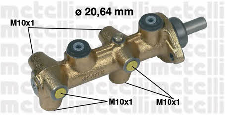 Metelli 05-0041 Brake Master Cylinder 050041: Buy near me in Poland at 2407.PL - Good price!