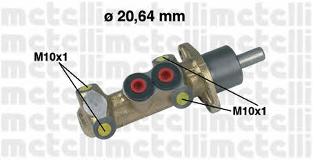 Metelli 05-0044 Brake Master Cylinder 050044: Buy near me in Poland at 2407.PL - Good price!