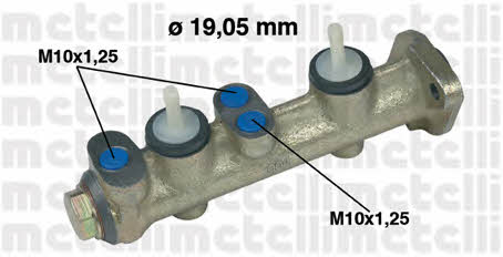 Metelli 05-0051 Pompa hamulcowa 050051: Dobra cena w Polsce na 2407.PL - Kup Teraz!