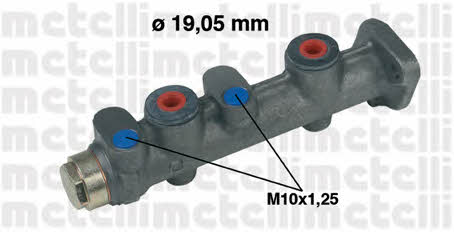 Metelli 05-0065 Brake Master Cylinder 050065: Buy near me in Poland at 2407.PL - Good price!