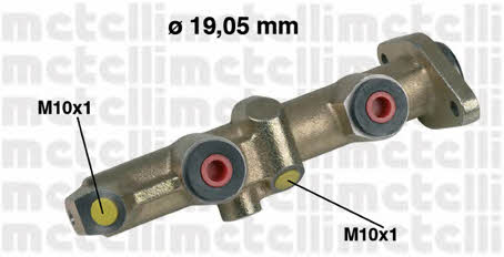 Metelli 05-0076 Brake Master Cylinder 050076: Buy near me in Poland at 2407.PL - Good price!