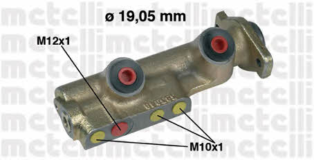 Metelli 05-0080 Brake Master Cylinder 050080: Buy near me in Poland at 2407.PL - Good price!