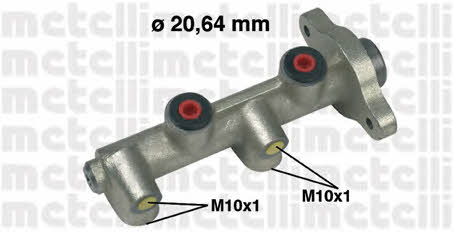 Metelli 05-0118 Brake Master Cylinder 050118: Buy near me in Poland at 2407.PL - Good price!
