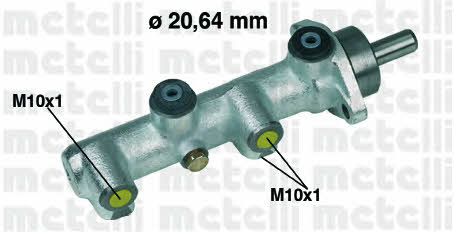 Metelli 05-0129 Brake Master Cylinder 050129: Buy near me in Poland at 2407.PL - Good price!