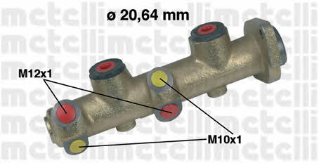 Metelli 05-0136 Brake Master Cylinder 050136: Buy near me in Poland at 2407.PL - Good price!